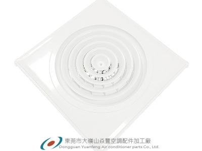 【YF102】ABS風口-方形內(nèi)圓旋轉式出風口